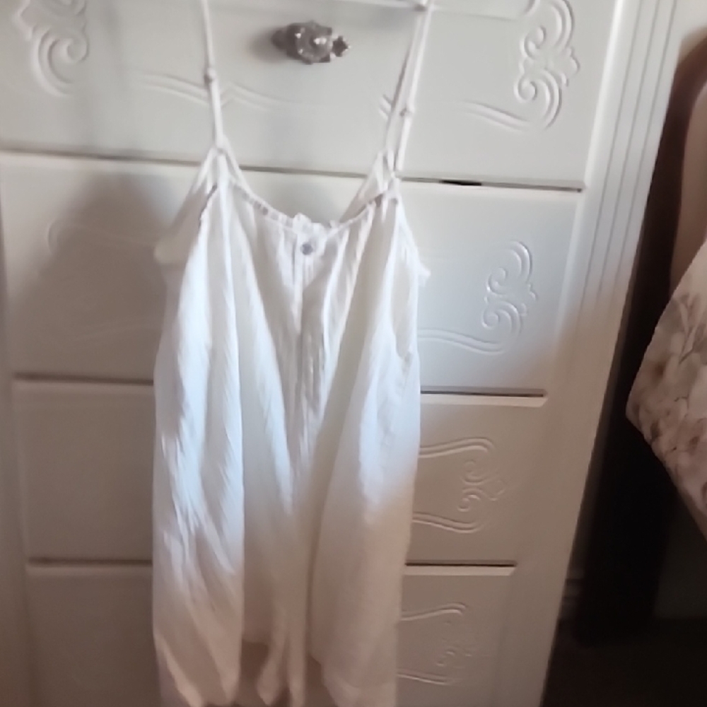 Roxy White Button-Down Top - image 7